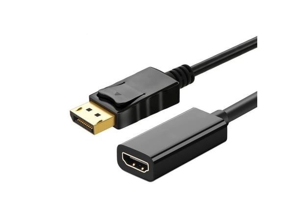 Montis Adapter DisplayPort v1.4 – HDMI v2.0 MT068, 0,2 m, DisplayPort, HDMI, Hankjønn, Hunkjønn, Sort