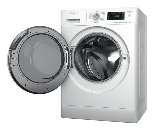 Whirlpool FFWDB 964489 WV EE kuivaava pesukone 6 kg, valkoinen