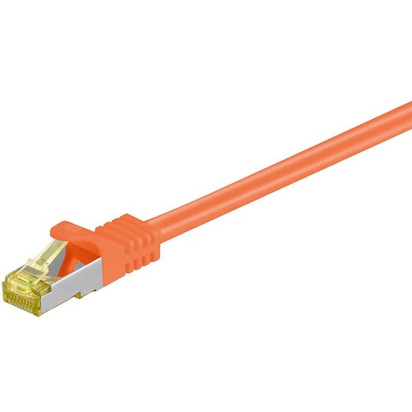 Goobay RJ-45 CAT7 25m, 25 m, Cat7, S/FTP (S-STP), RJ-45, RJ-45, Oransje
