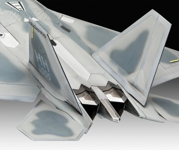 Revell Lockheed Martin F-22A Raptor, Flygplan, Monteringssats, 1:72, Lockheed Martin F-22A Raptor, Alla, 116 styck
