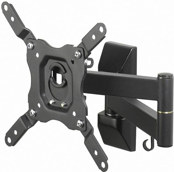 Vivanco VVTVFMOR43INCH25KG, 109,2 cm (43"), 25 kg, 75 x 75 mm, 200 x 200 mm, -15 - 5°, Sort