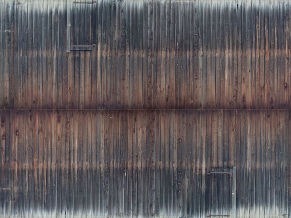 NOCH 3D Cardboard Sheet “Timber Wall”, HO (1:87), Brun