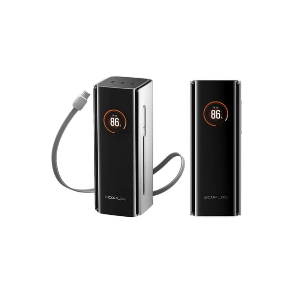 EcoFlow RAPID Pro (20000 mAh, 230 W) – Innebygd USB-C-kabel – Powerbank