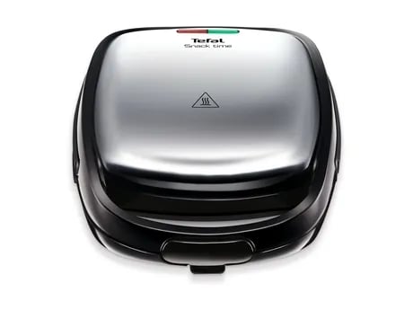 Tefal Snack Time SW341D12 - Sandwich/vaffel-maskin - 700 W - stål/svart