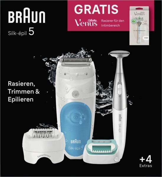 Braun Epilierer+ Gillette Venus Silk-epil 5 5-810+Venus (629621)