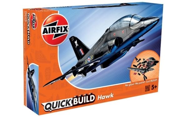 Airfix J6003, Luftfarkostmodell med fast vinge, Monteringssats, BAe Hawk, Alla, Plast, 26 styck