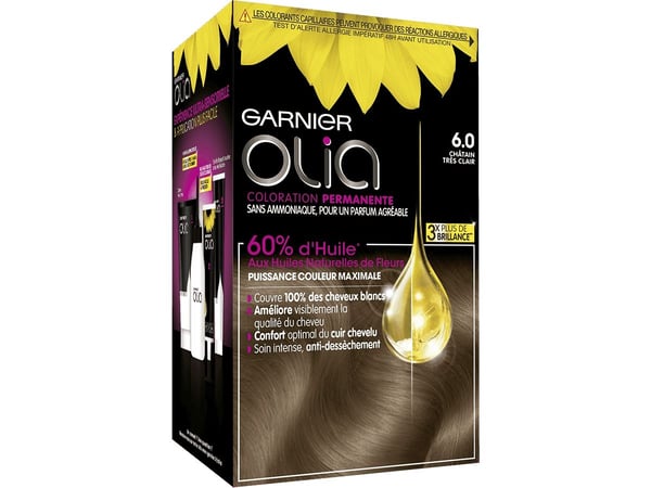 Garnier Olia permanent hårfarve 60 Dark Blonde