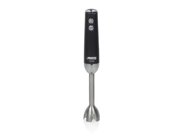 Princess 221229, Stavmixer, 0,7 l, 1 m, 1200 W, Svart, Rostfritt stål