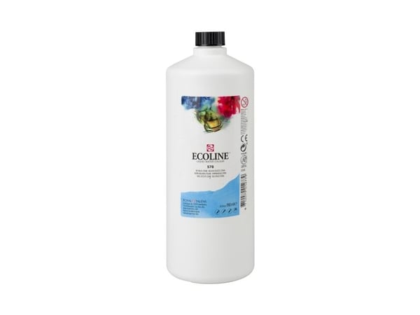 Ecoline flytende akvarellflaske 578 Sky Blue (Cyan)