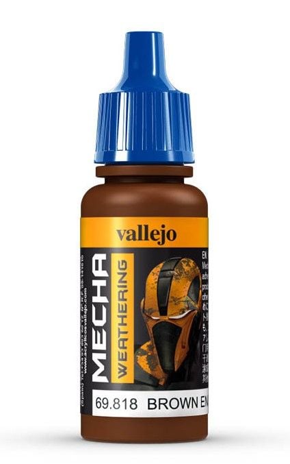 Vallejo 69.818, 17 ml, Ruskea, Matta, Pullo