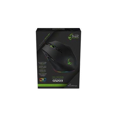 MediaRange-pelihiiri 8-painikkeinen jopa 5000dpi LED-valaistus LED-valaistus
