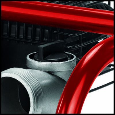 Einhell GE-PW 46, 4600 W, Bensiini, 2,6 bar, 23000 l/h, Musta, Harmaa, Punainen