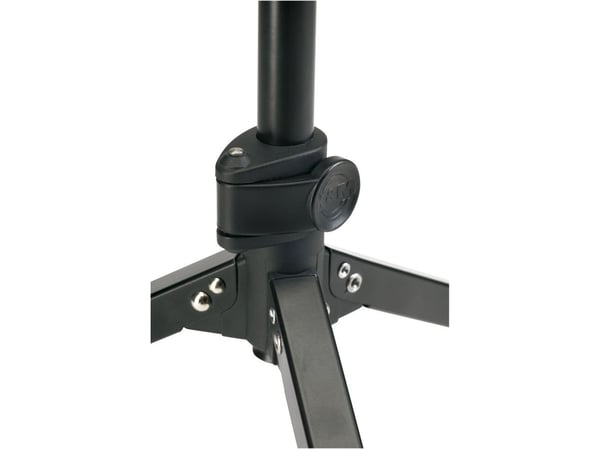 König & Meyer 23150-100-55, Suora mikrofoniteline, Kolmijalkateline, Musta, Terästä, 1/4", 23 cm