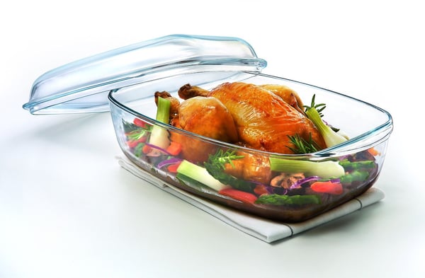 Pyrex 465A000, 3 l, Transparent, Borosilikatglas, Glas, 190 mm, 130 mm