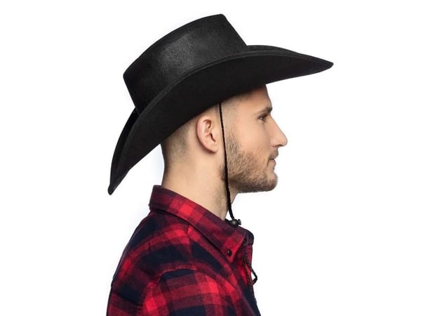 Boland 8712026043825, Fancy dress hat, Adult, Any gender, Polyester, Black, 300 mm
