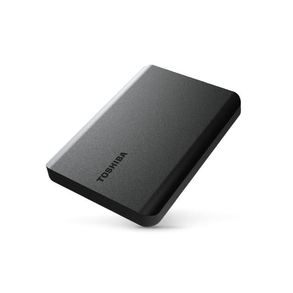 Toshiba Canvio Basics - Harddisk - 2 TB - ekstern (bærbar) - 2.5" - USB 3.2 Gen 1 / USB 2.0 - matt svart