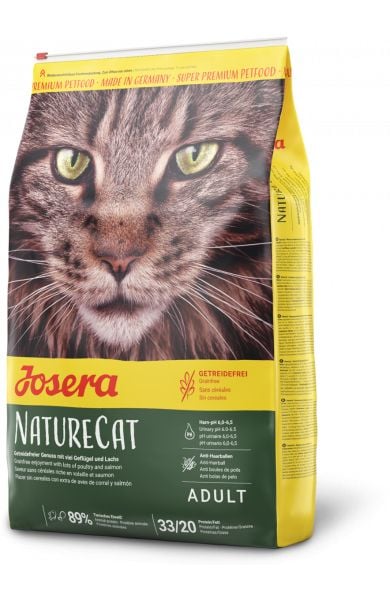 Josera NatureCat, Vuxen, Höns, Lax, 2 kg
