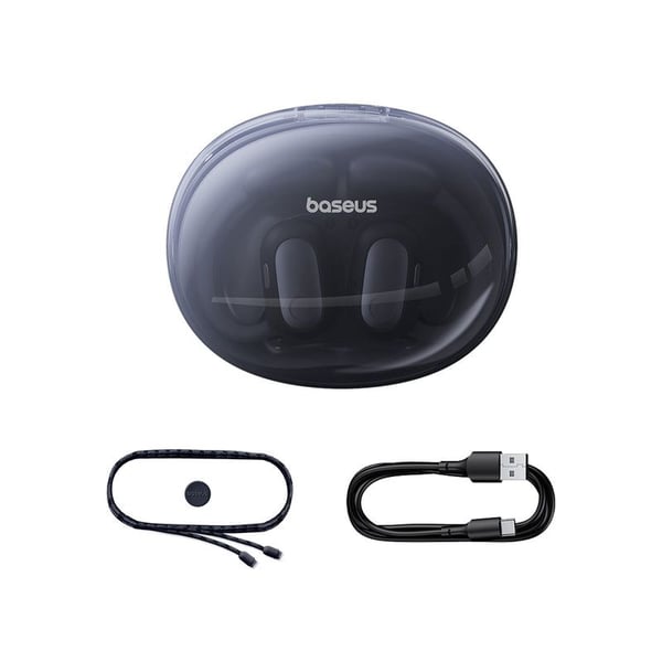 Baseus Eli Sport 1, Trådløs, Samtaler/musikk, 84 g, Hodesett, Sort