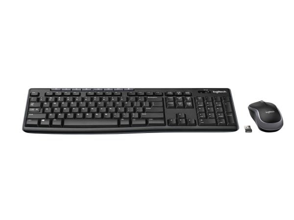 Logitech MK270 Wireless Combo - Tastatur- og mussett - trådløs - 2.4 GHz - Nordisk