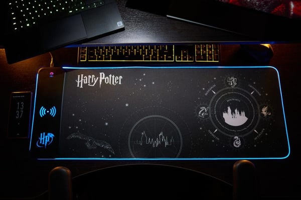 Numskull Games 154920, Sort, Flerfarget, Rød, Bilde, USB-strøm, Antiskliunderlag, Musematte til gaming