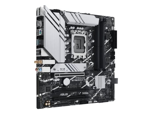 ASUS PRIME B760M-A WIFI, Intel, LGA 1700, Intel® Celeron®, Intel® Core™ i3, Intel® Core™ i5, Intel® Core™ i7, Intel® Core™ i9,..., LGA 1700, DDR5-S...