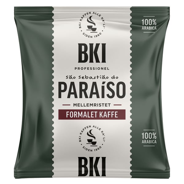 Kaffe BKI Professionel Paraiso 75g formalet,100 ps x 75 g/krt