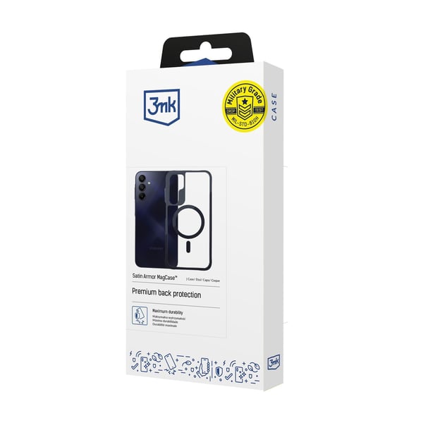 3MK W-3SAMACA-SAA155G, Suojus, Samsung, Galaxy A15 5G, Läpinäkyvä