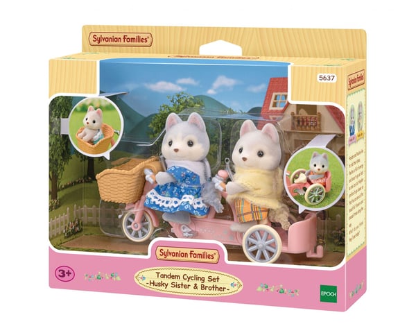 Sylvanian Families 5637 Tandem Cycling Playset