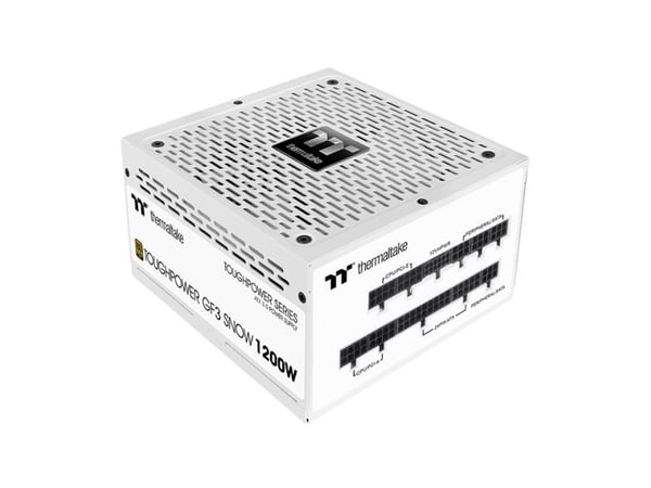 Thermaltake Toughpower GF3 Snow -virtalähde 1200 W 80 PLUS Gold, valkoinen