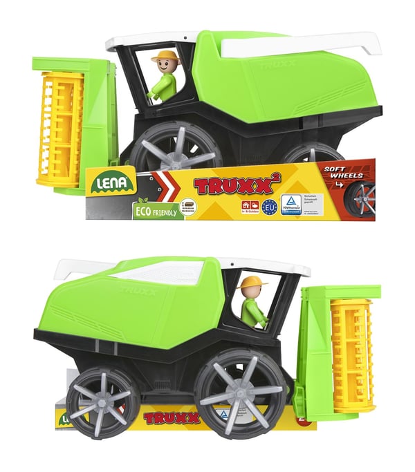 Lena TRUXX SM04536, Skurtresker, 2 år, Gummi, Stål, Svart, Grønn