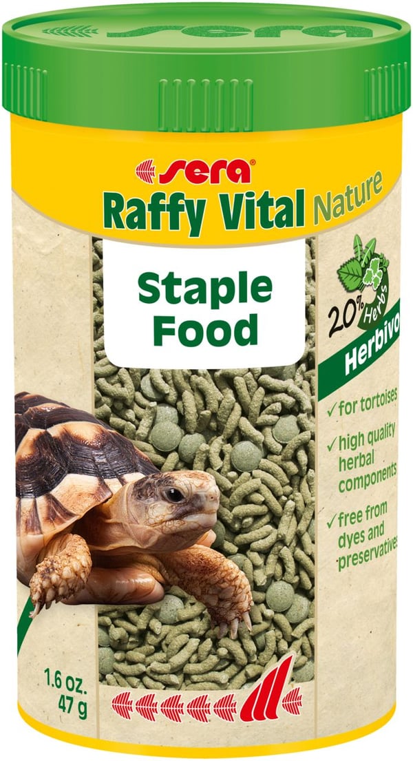 sera Raffy Vital Nature, Planteetende reptil, Skilpadde, Universell, 250 ml, 47 g
