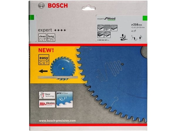 Bosch RUNDSAVKLINGE 216X2.4X30MM 48T EXP WOOD RUNDSAVKLINGE 216X2.4X30MM 48T EXP WOOD