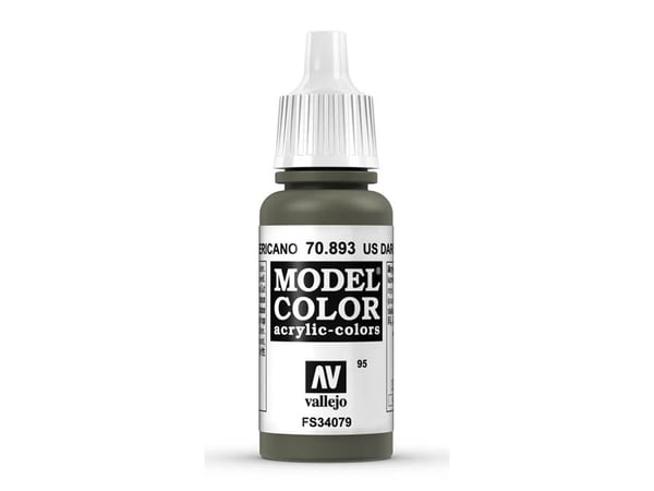 Vallejo 70.893, 17 ml, Grønn, Matte, Flaske