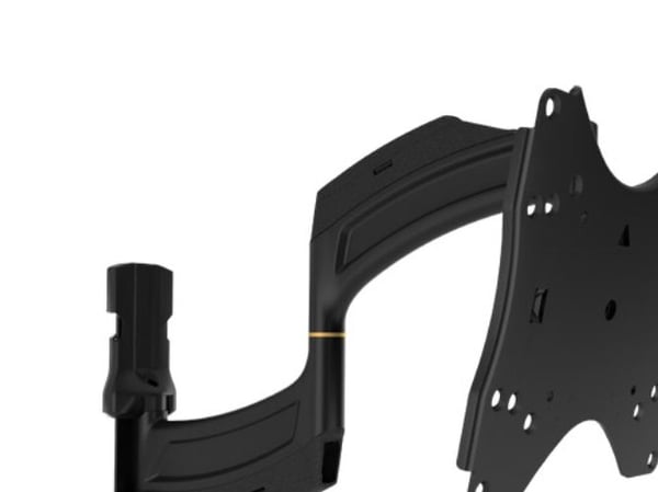 Chief Thinstall Medium 18" Extension Single Arm Wall Mount - For Displays 32-55" - Black - Monteringssett (dobbelt svingarm) - medium - for flatpan...