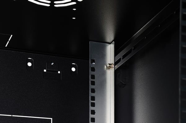 DIGIT Dynamic 19 16U rack 600x600 veggmontert nettverksskap, glassdør, svart, ikke sammenleggbar, 60 kg