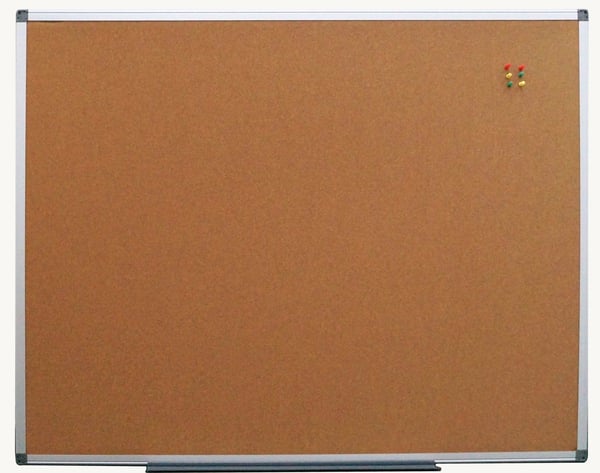 TWIN Kork opslagstavle 600x450 mm