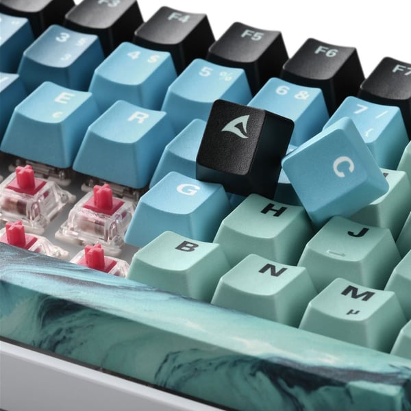 Sharkoon SKILLER SGK50 S3 Design Bundle - D4, Multifärg, Bild, Halksäkert underlag, Spelmusmatta