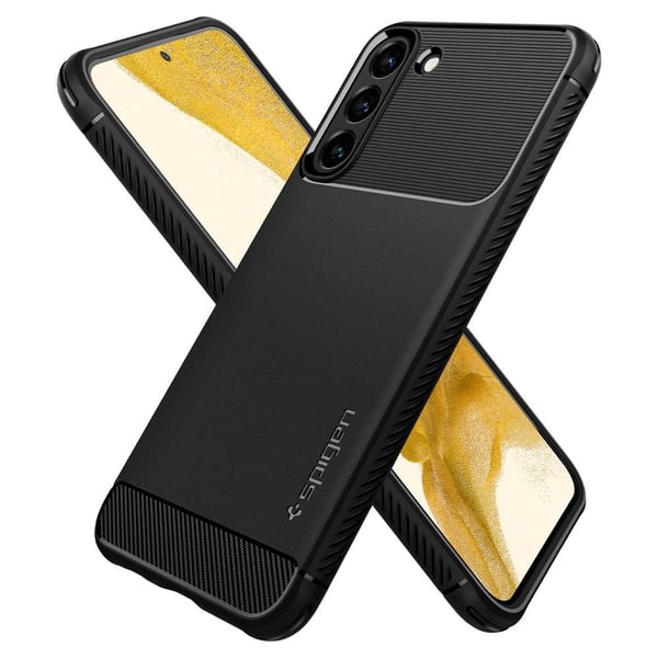 Spigen Rugged Armor, suojakuori, Samsung, Galaxy S22 5G, 15,5 cm (6.1"), Lajittelu