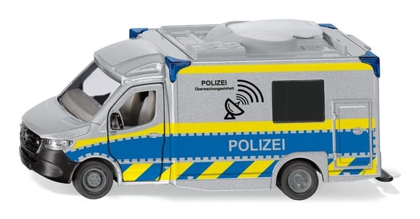 Siku Mercedes-Benz Sprinter Police, Poliisiauton pienoismalli, Esikoottu, 1:50, Mercedes-Benz Sprinter, Ei sukupuolirajoitusta, Metalli, Muovi