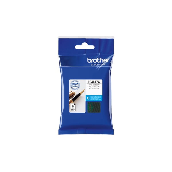 Brother LC-3617C, Perusvärintuotto, Syaani, 1 kpl, 550 sivua