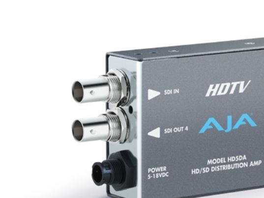 AJA HD5DA, Harmaa, Ruostumaton teräs, 131 mm, 25 mm, 61 mm
