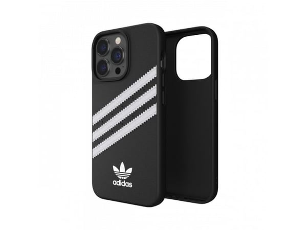 Adidas 47114, Suojus, Apple, iPhone 13/13 Pro, 15,5 cm (6.1"), Musta, Valkoinen