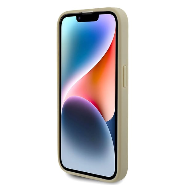 GUESS , Mobilskal, Apple, Apple iPhone 15 Pro, 17 cm (6.7"), Guld