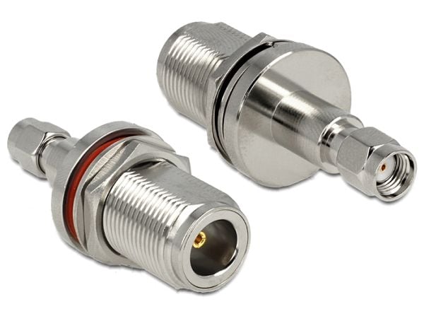 Delock - RF-liitin - RP-SMA naaras N-liitin naaras N-liittimeen