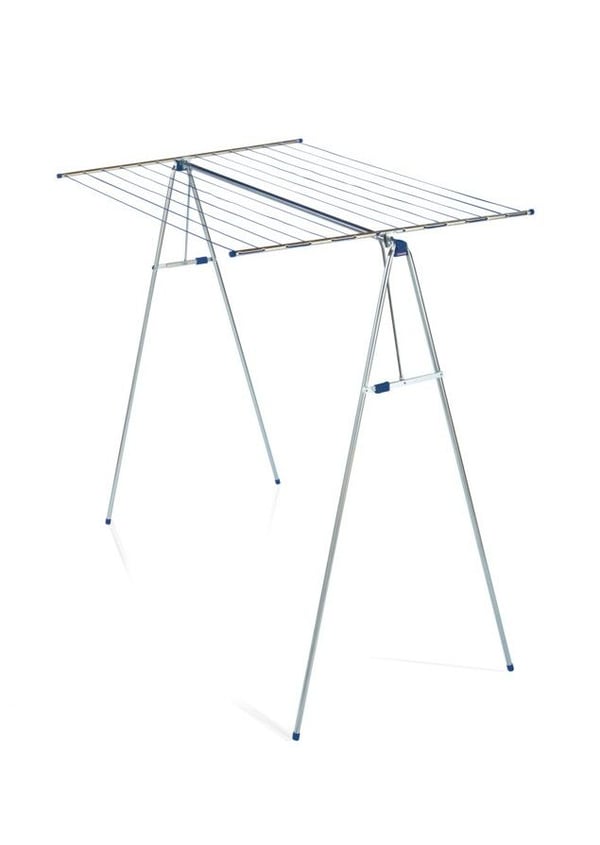 Leifheit 72706, Frittstående tørkestativ, Rustfritt stål, Hvit, 1500 mm, 1 stykker