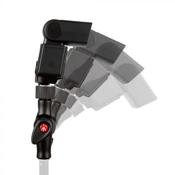 Manfrotto MLH1HS-2, Kiinnityspuristin, Musta, Alumiini, 5/8", 1 kpl, 125 mm