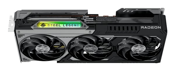 ASRock RX 9070 XT -näytönohjain 16 GB GDDR6 Steel Legend Dark