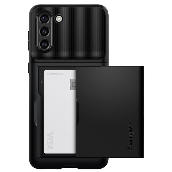 Spigen ACS02393, Suojus, Samsung, Galaxy S21 Plus 5G, 17 cm (6.7"), Musta