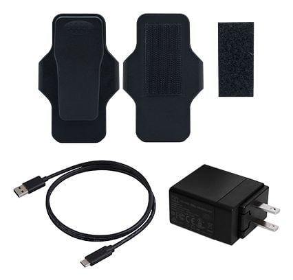 Transcend TS-DBK8, Axelsele, Svart, Kardborreband, DrivePro Body 40 / DrivePro Body 10D, 1 styck