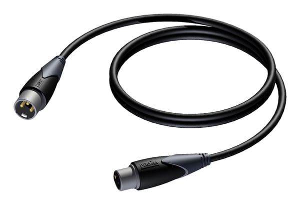 Procab Classic Series CLA901 - Ljudförlängningskabel - XLR hane till XLR hona - 50 cm